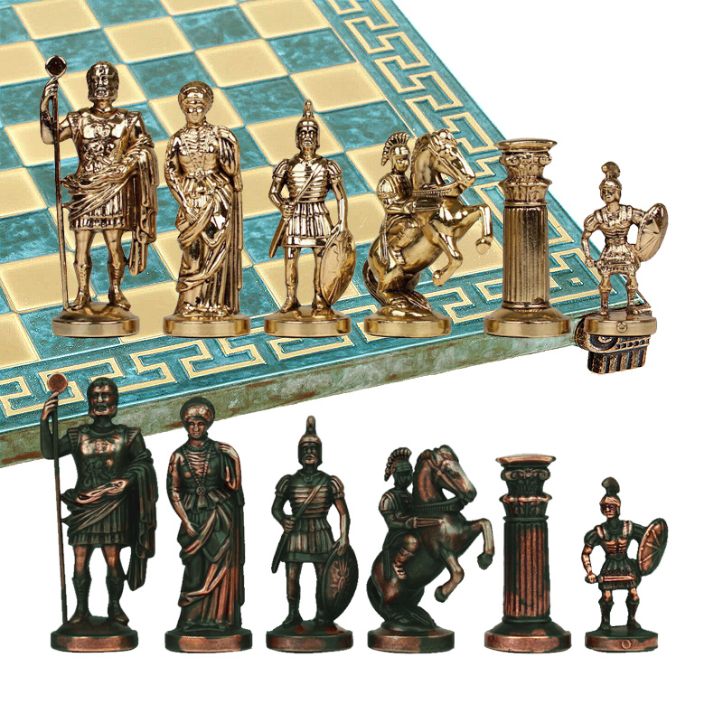 Шахматы эксклюзивные "Греко-Романский Период" 28х28; H=2.5 см