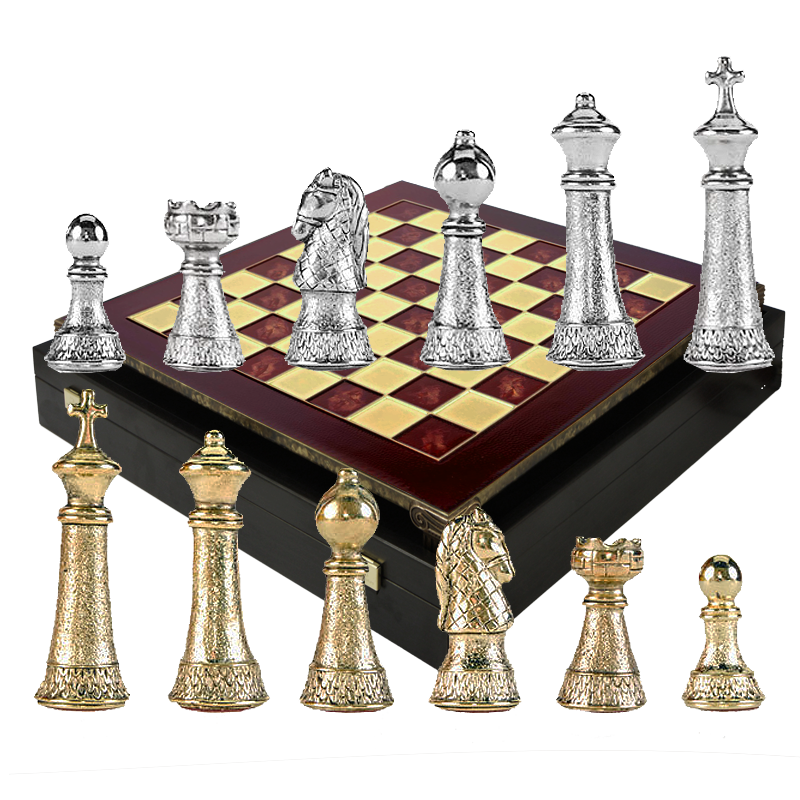 Шахматный набор "Стаунтон", турнирные 44x44x3; H=8.4 см