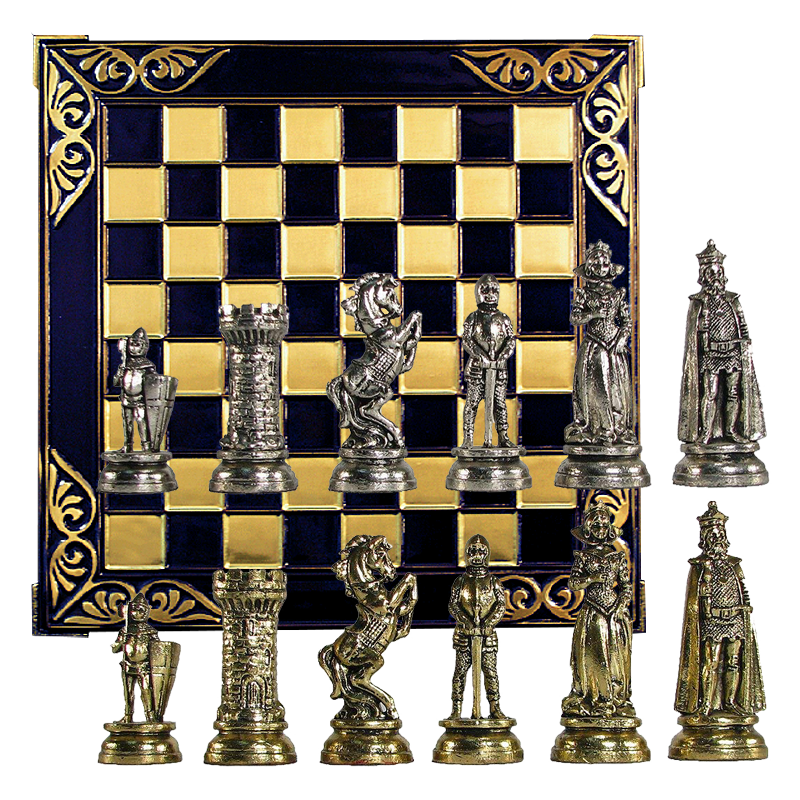 Шахматы "Мария Стюарт" 38*38*2,5 см, H= 7 см.