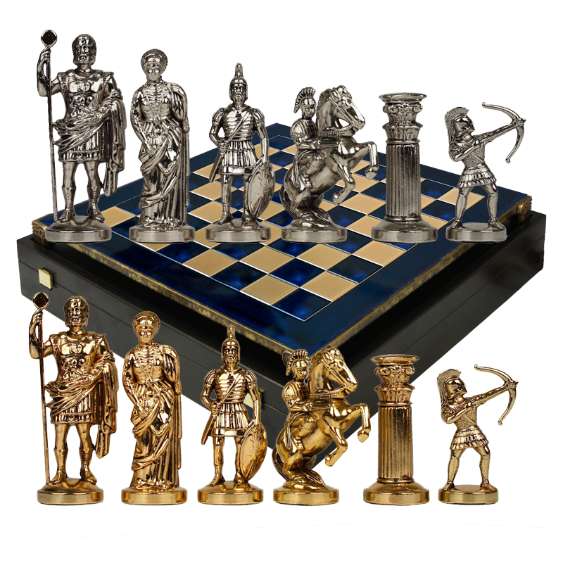 Шахматы подарочные  "Античные войны" 44x44x3; H=9.7 см
