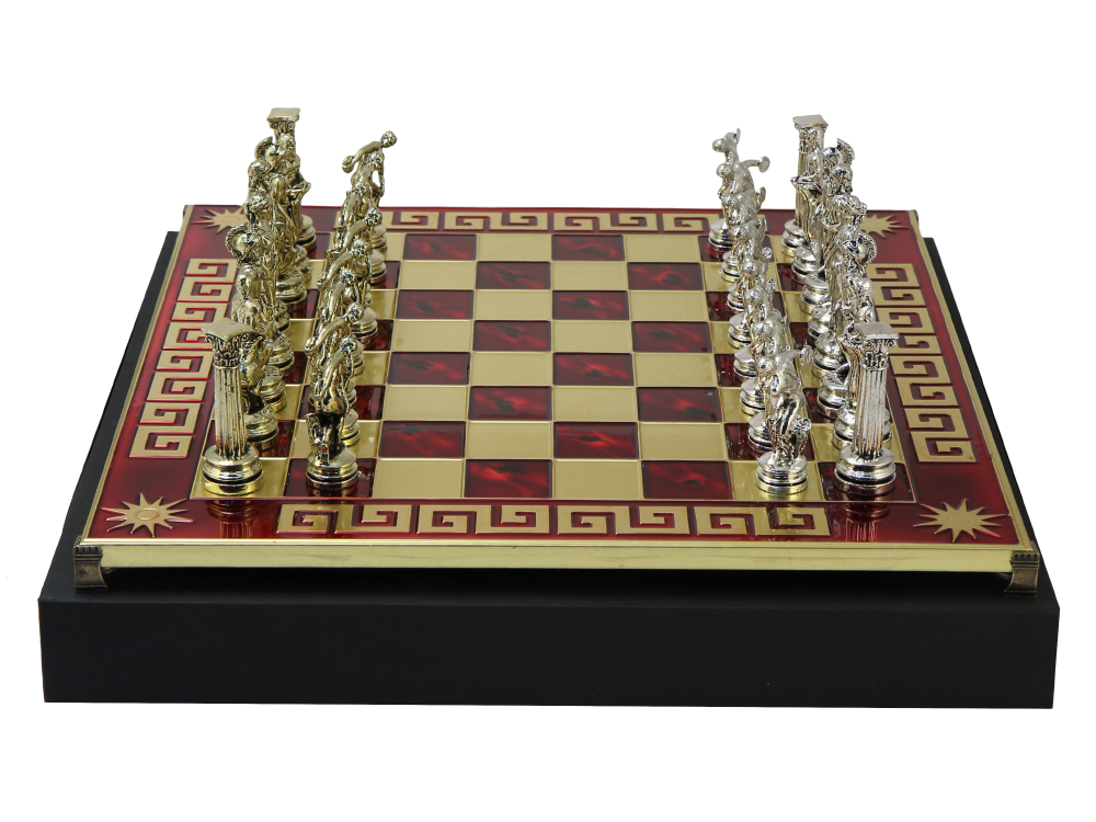Шахматы сувенирные "Дискобол" H = 10.4; 45 х 45 см