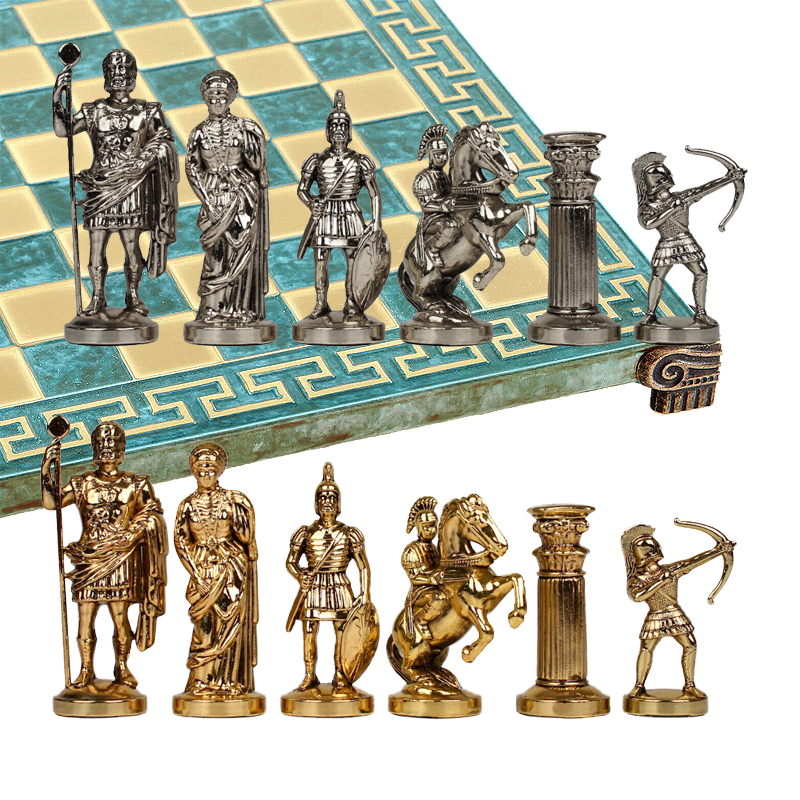 Шахматы "Античные войны" 28*28*1,8 см, H=5,5 см