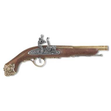 Пистоль ударный, 18 век, L=38 см