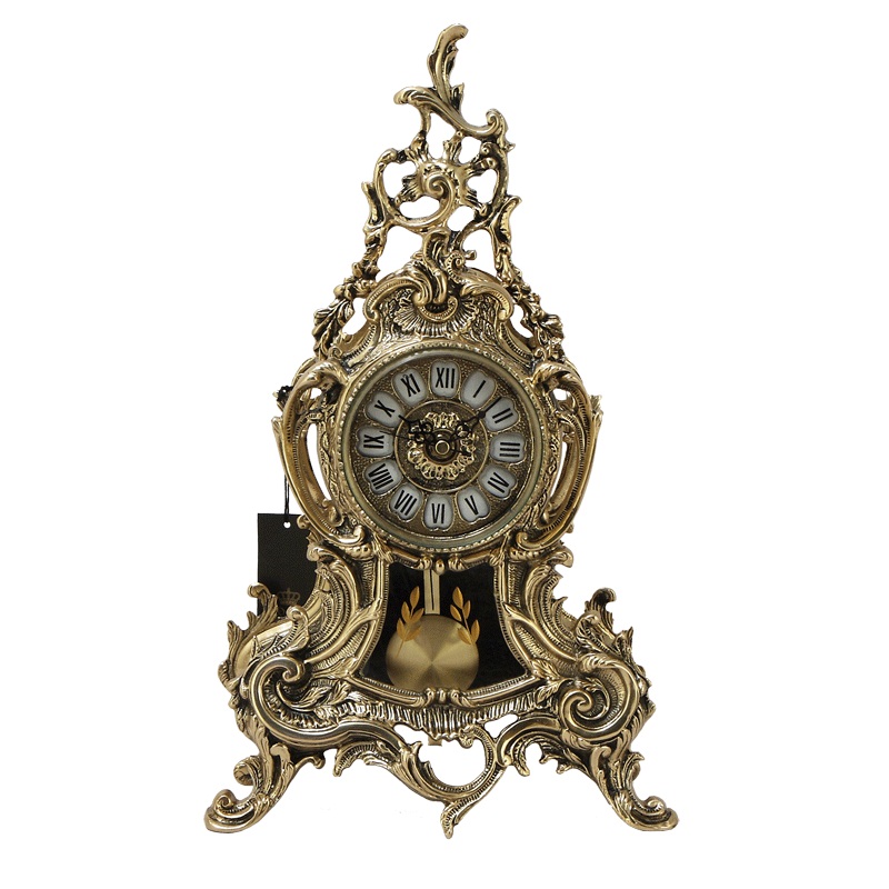 Каминные часы "Луиш XV" с маятником 42*26 см.