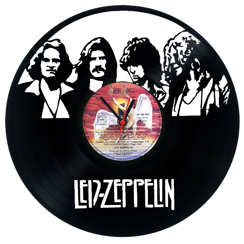 Часы виниловая грампластинка   Led Zeppelin 