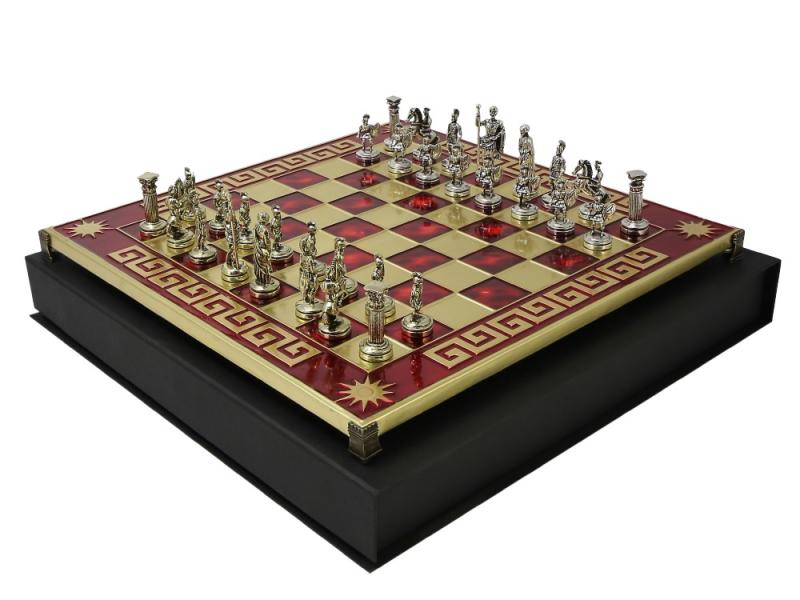 Шахматы "Древний Рим" 38*38*2,5 см, H= 7 см.