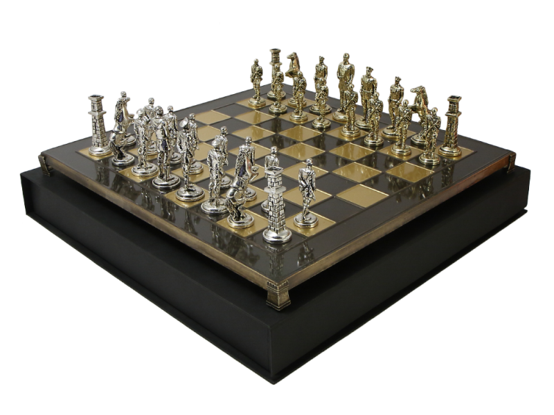 Шахматы "Великая Отечественная"  38*38*2,5 см, H= 8.3 см.