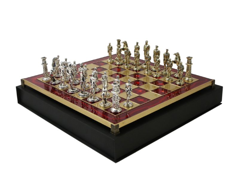 Шахматы "Великая Отечественная" 38*38*2,5 см, H= 8.3 с м.