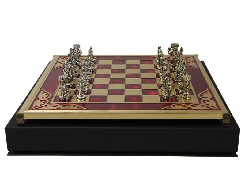 Шахматы "Мария Стюарт" 38*38*2,5 см, H= 7 см.